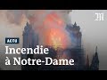 15 AVRIL 2019 : DANS LE CIEL DE PARIS EN FEU, LA FLCHE DE NOTRE DAME S’EFFONDRE